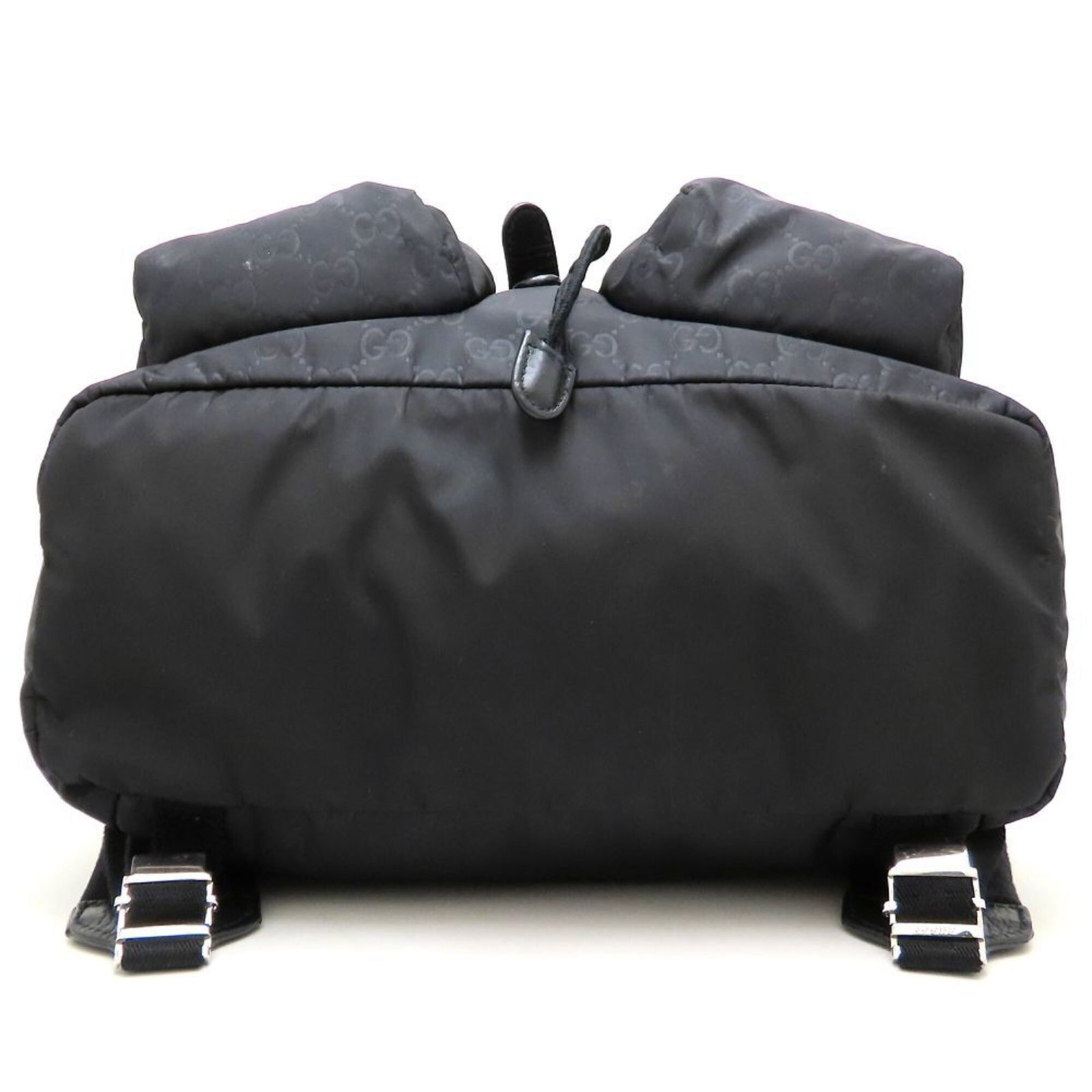 Nylon Leather Backpack Gucci - 4