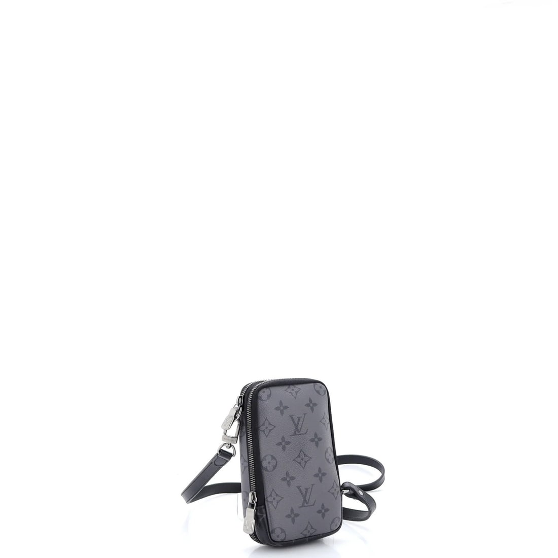 Louis Vuitton Reverse Monogram Eclipse Canvas Double Pouch Phone - 2