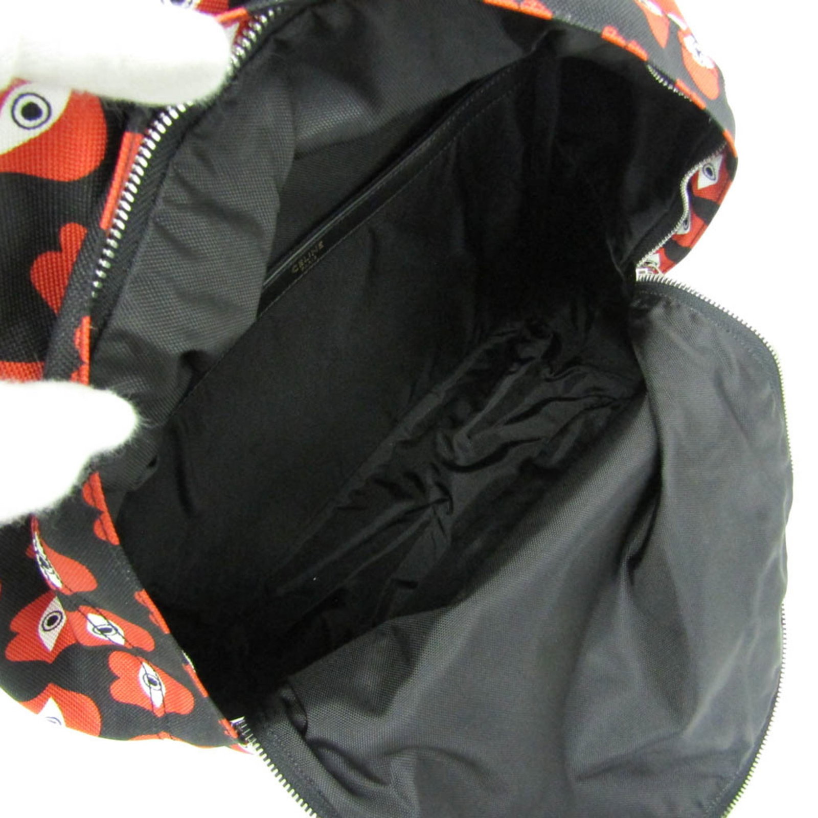 Nylon Backpack Leather Celine - 3
