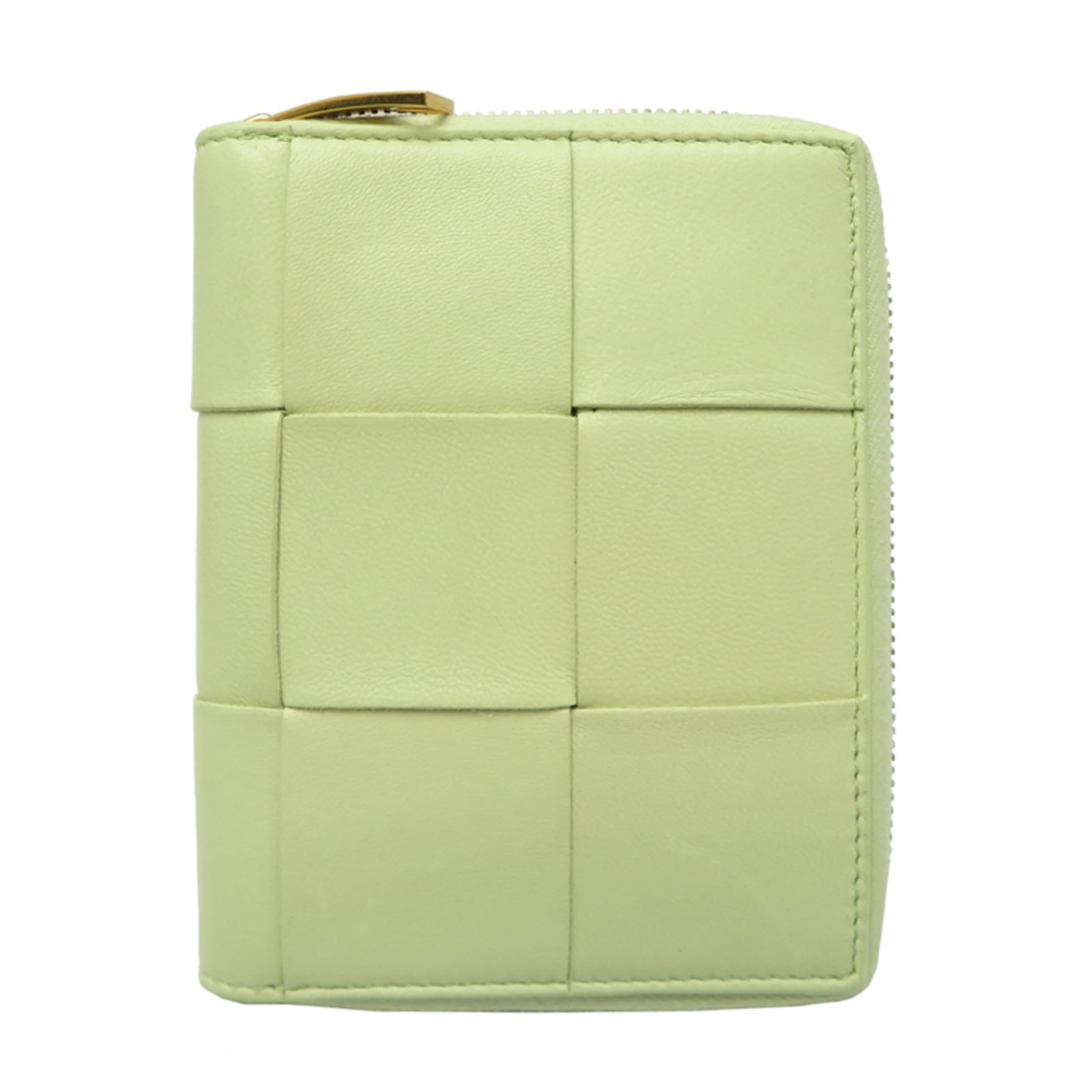 Bottega Veneta Wallet (Bi-Fold) Leather: Bottega Veneta Wallet (Bi-Fold) Leather Bottega Veneta's bi-fold leather wallet features a classic design with a signature green and yellow color combination. Made from high-quality leather, this