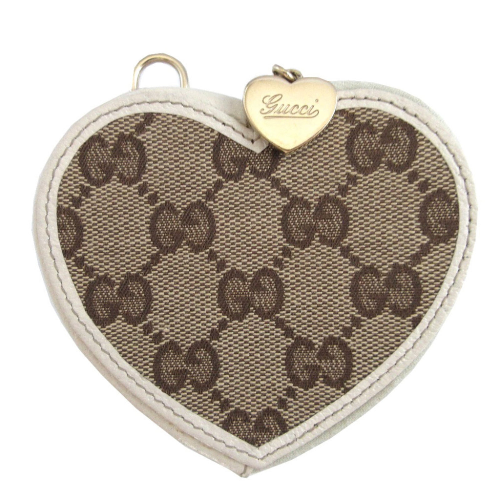 Gucci Coin Purse Coin Case Gg Canvas Leather: Gucci Coin Purse Coin Case Gg Canvas Leather Gucci's iconic Coin Purse Coin Case is a stylish accessory featuring GG canvas and leather construction. This compact, beige, and ivory-colored purse