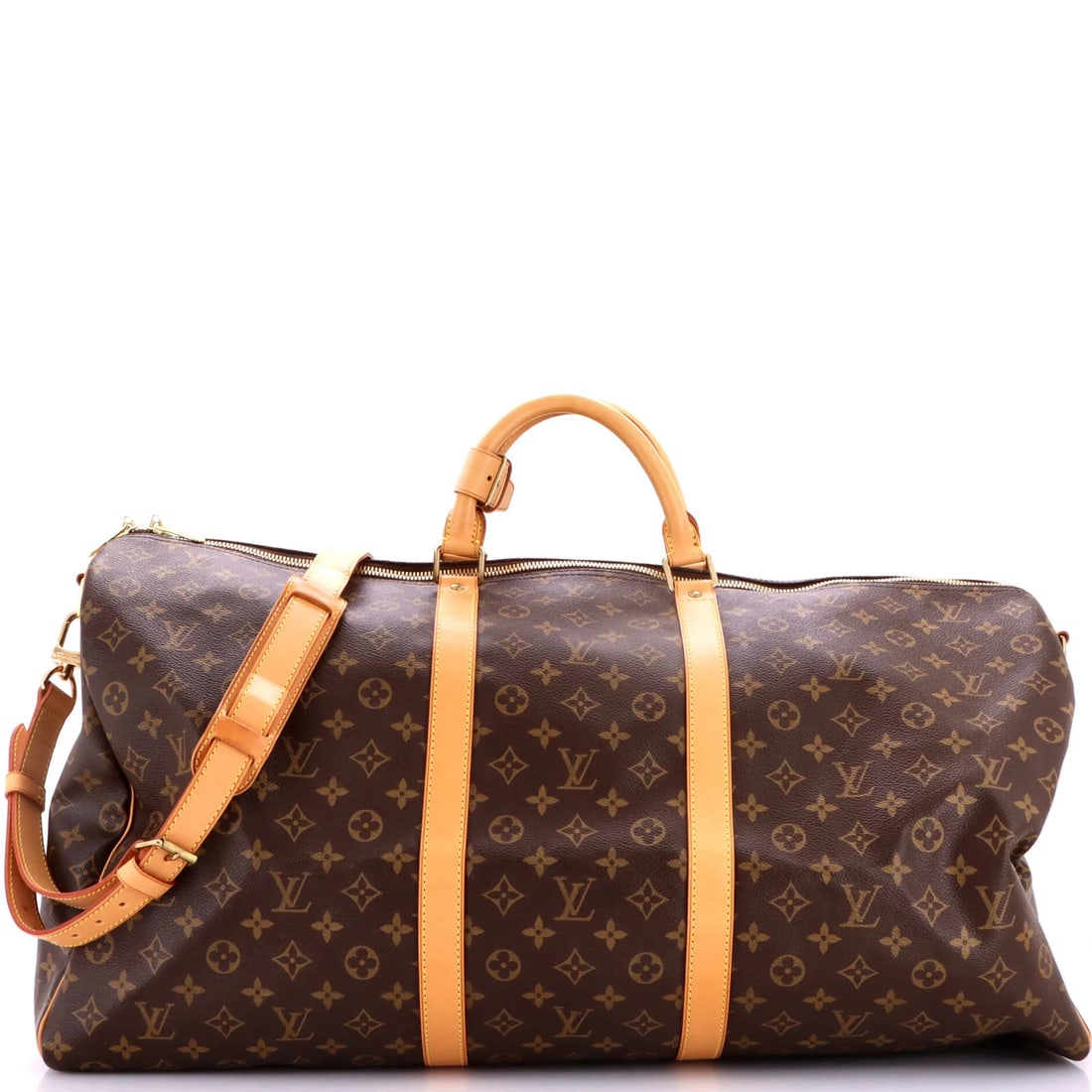 Keepall Monogram Canvas Bag Bandouliere Louis Vuitton 60 (1 of 8)