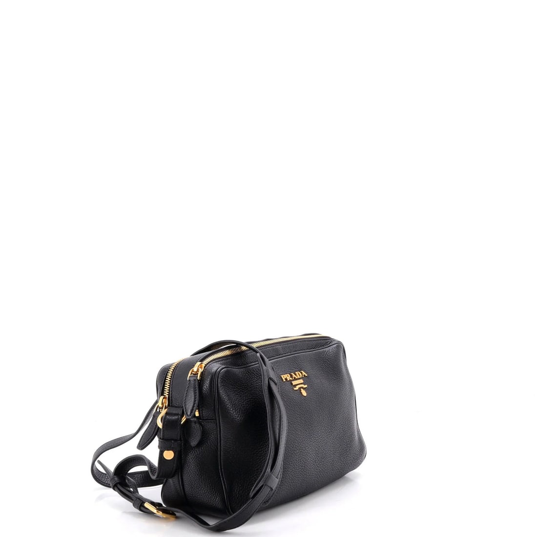 Prada Double Zip Camera Bag Vitello Phenix Medium - 2