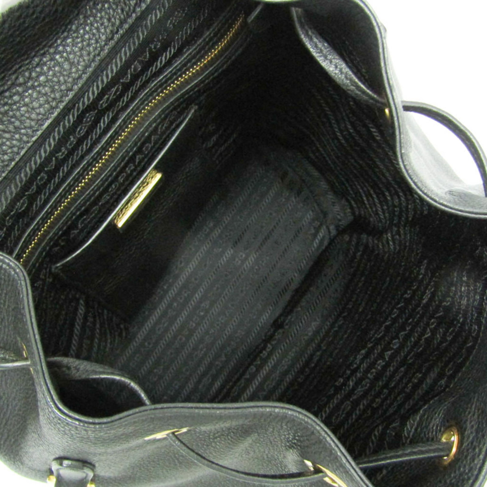 Backpack Leather Prada - 4