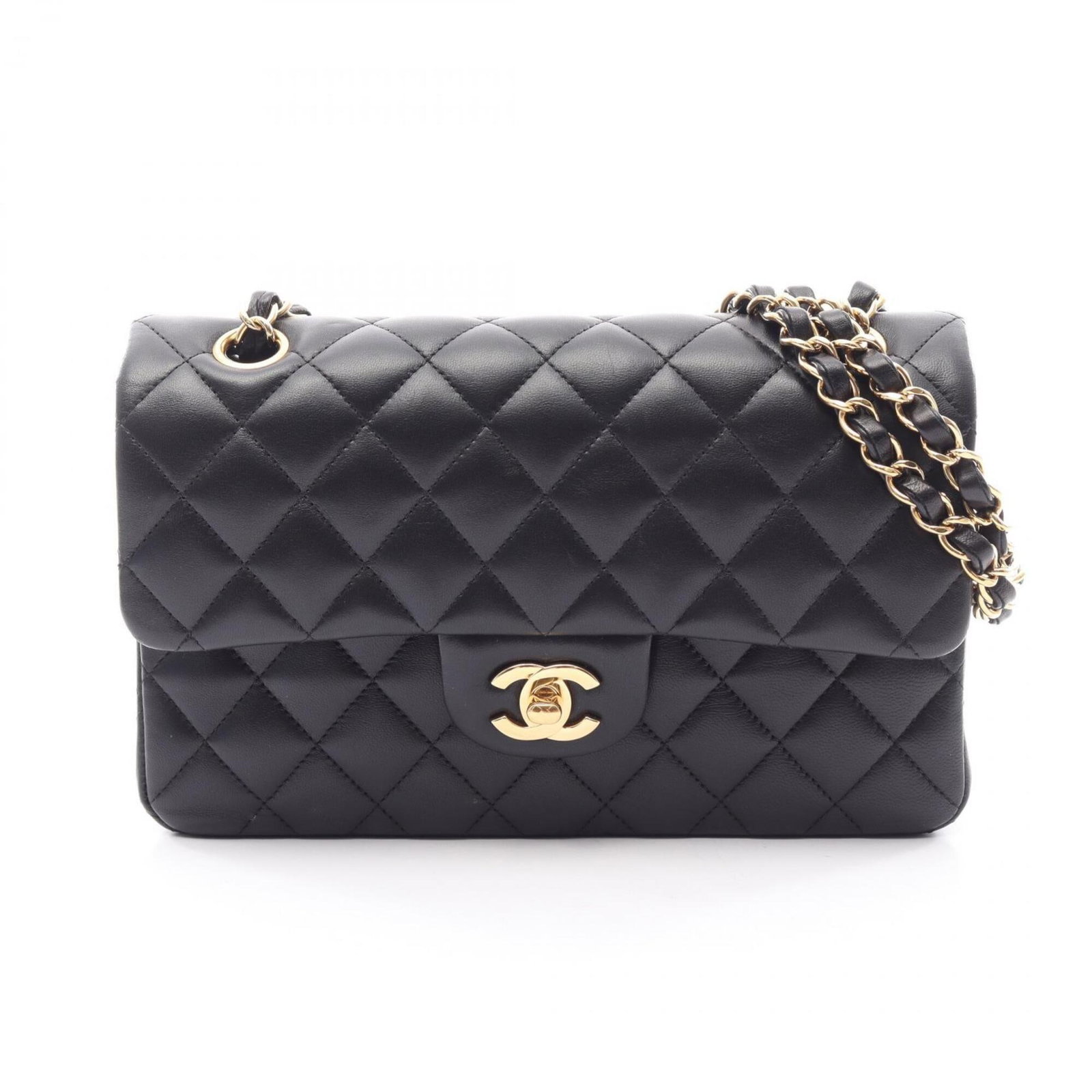 Shoulder Bag Leather Handbag Chanel: Shoulder Bag Leather Handbag Chanel Black Lambskin Leather Shoulder Bag from Chanel features a sleek design with a 14cm x 23cm x 6cm size. Made from high-quality lambskin leather, this shoulder bag