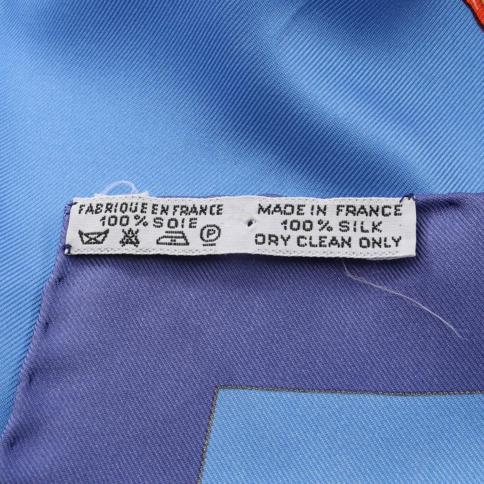 Silk Hermes Scarf - 3