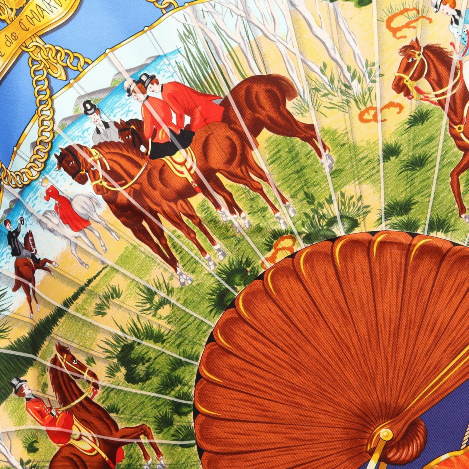 Silk Hermes Scarf - 7