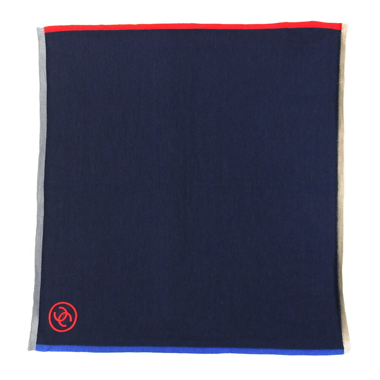Chanel Scarf Cashmere Silk: Chanel Scarf Cashmere Silk Cashmere and silk blend for a luxurious feel, this 50cm x 51cm scarf from Chanel features a soft beige color. The Italian-made piece boasts a classic design, combining the f