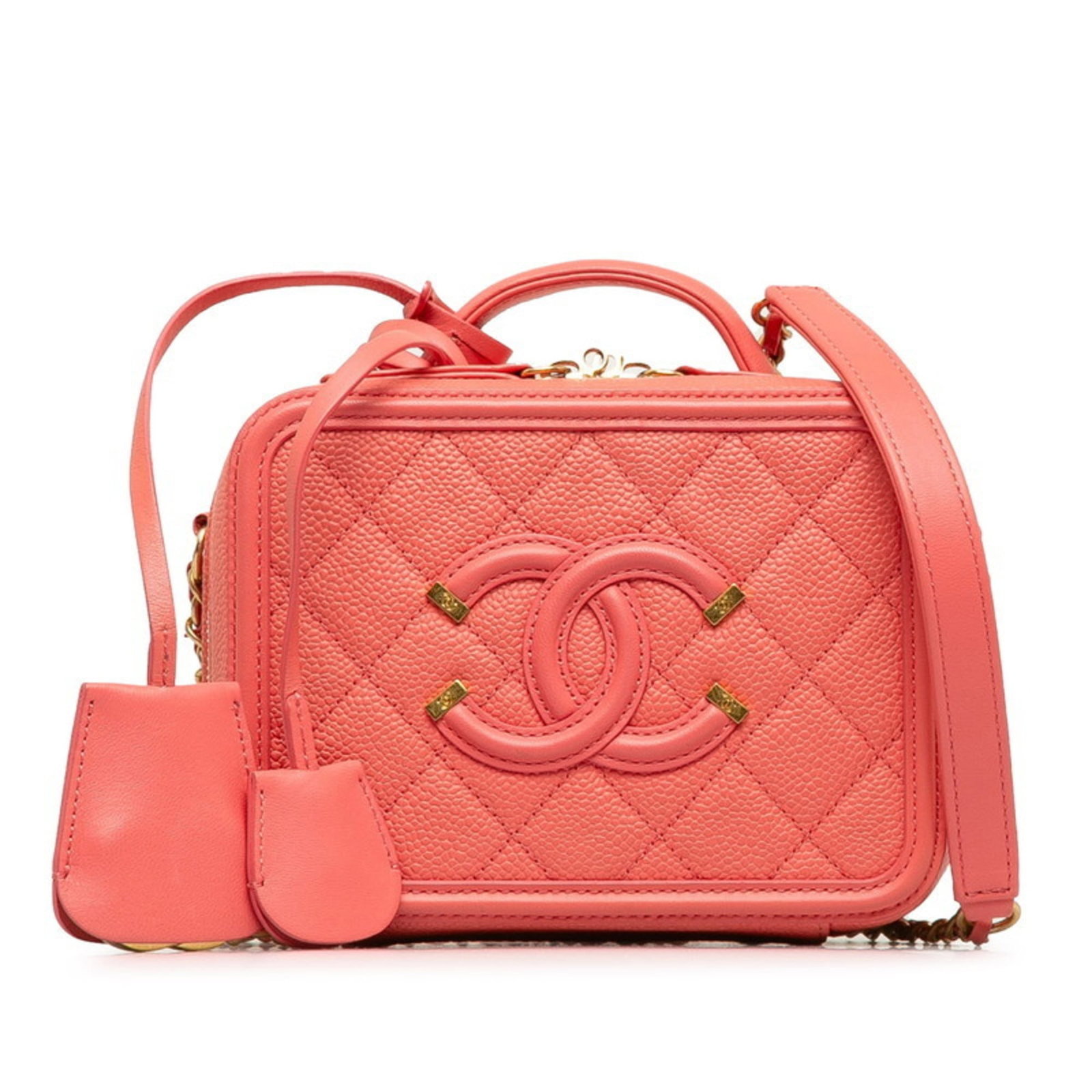 Calfskin Grained Shoulder Bag Handbag: Calfskin Grained Shoulder Bag Handbag Calfskin Grained Shoulder Bag Handbag in Pink - A stylish and elegant accessory, this handbag features a beautiful grained calfskin material, a classic shoulder s