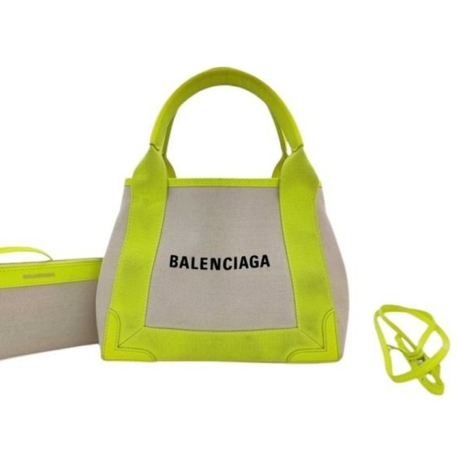 Canvas Leather Bag Handbag Shoulder Bag (1 of 8)