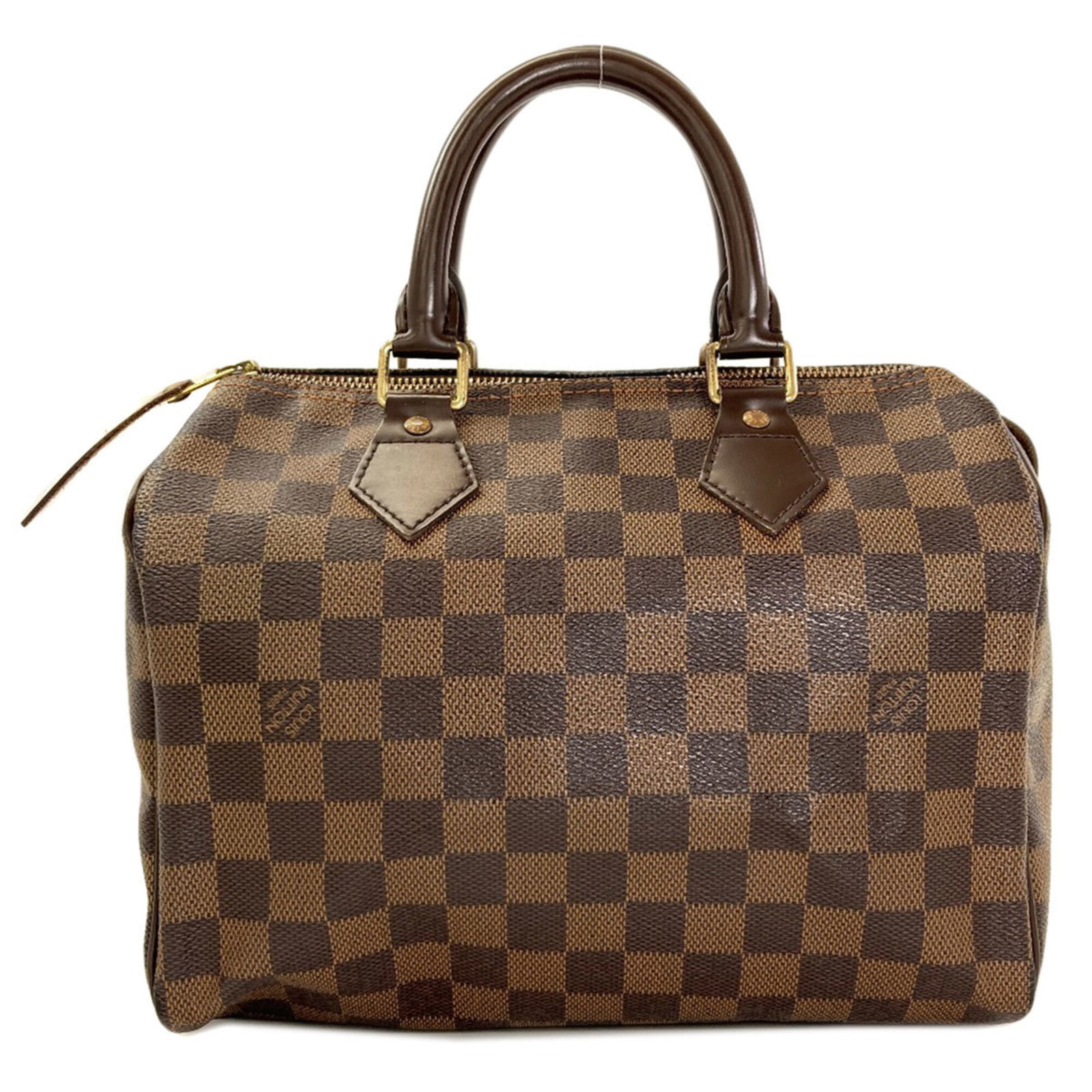 Damier Canvas Handbag Louis Vuitton: Damier Canvas Handbag Louis Vuitton Damier Canvas Handbag in Ebene Color. This Louis Vuitton handbag features the iconic Damier canvas pattern and Ebene color, a classic combination that exudes timele