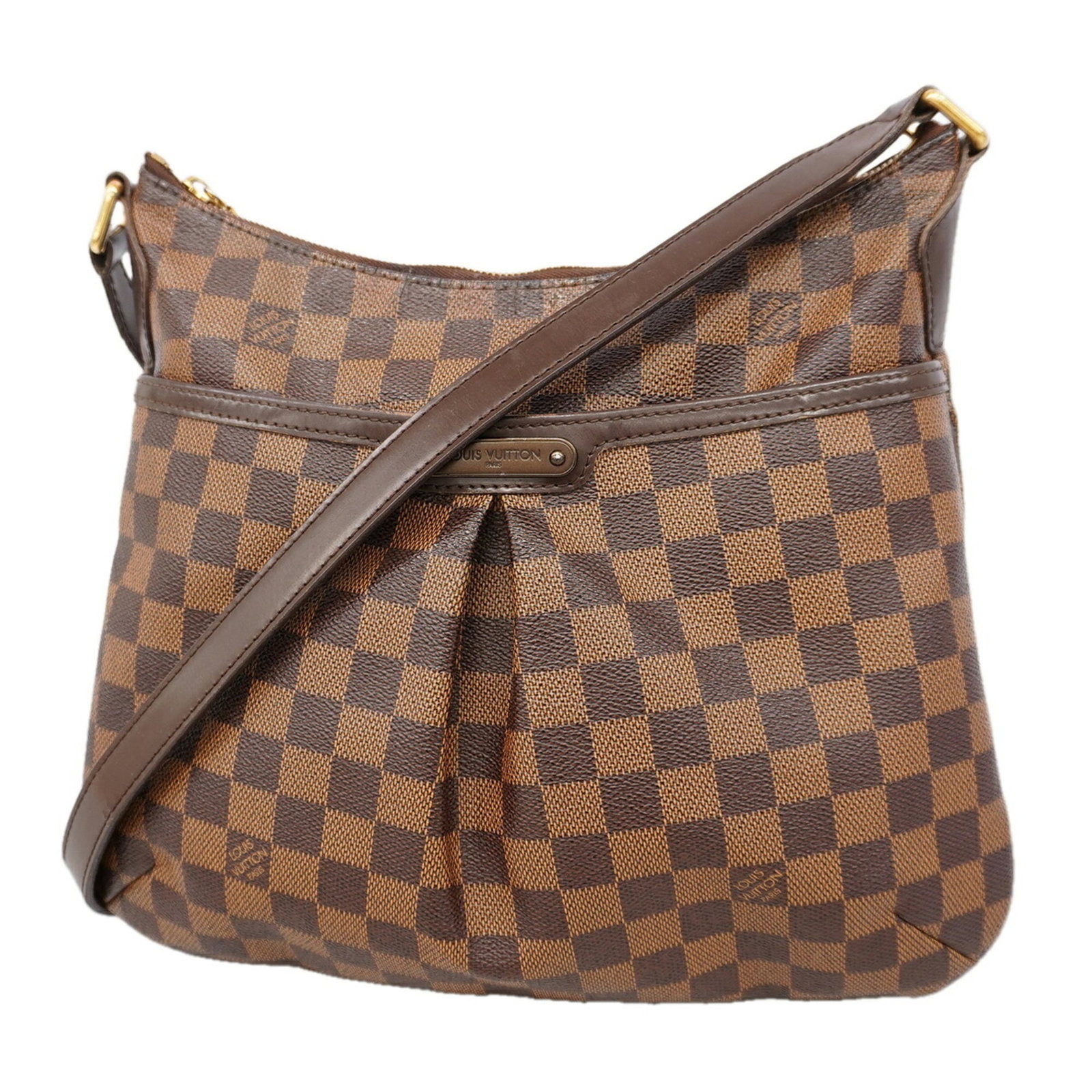 Shoulder Bag by Louis Vuitton: Shoulder Bag by Louis Vuitton Ebene leather shoulder bag with classic Louis Vuitton design, measuring 27cm x 32cm x 2.5cm. The timeless style and elegant proportions make it a versatile accessory for 