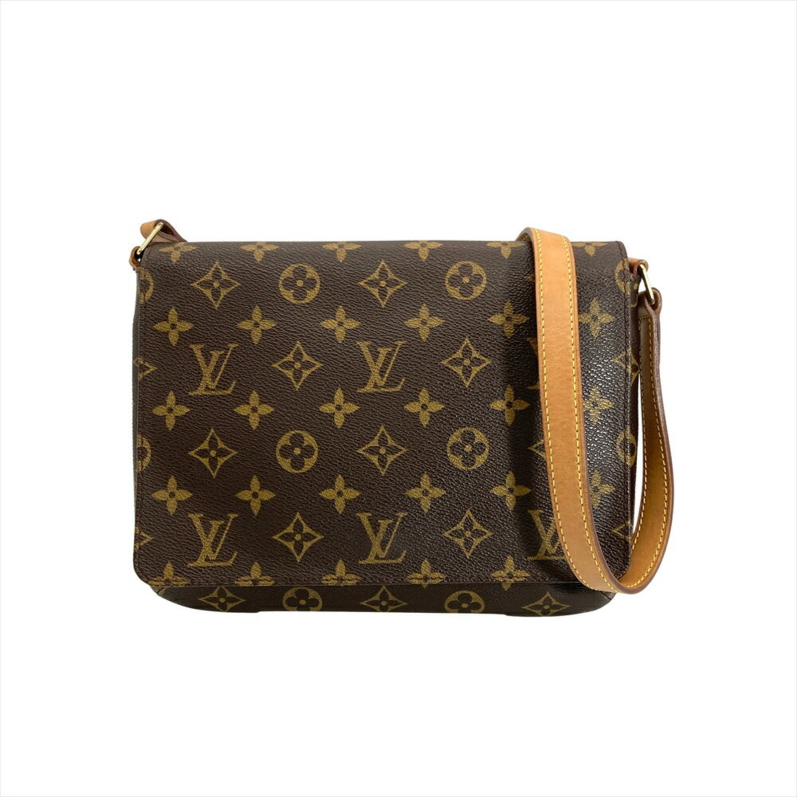 Shoulder Bag Monogram Louis Vuitton: Shoulder Bag Monogram Louis Vuitton Brown Monogram Louis Vuitton Shoulder Bag with Open Monogram Inner Pocket. This stylish shoulder bag features the iconic monogram pattern in brown and has a spaciou