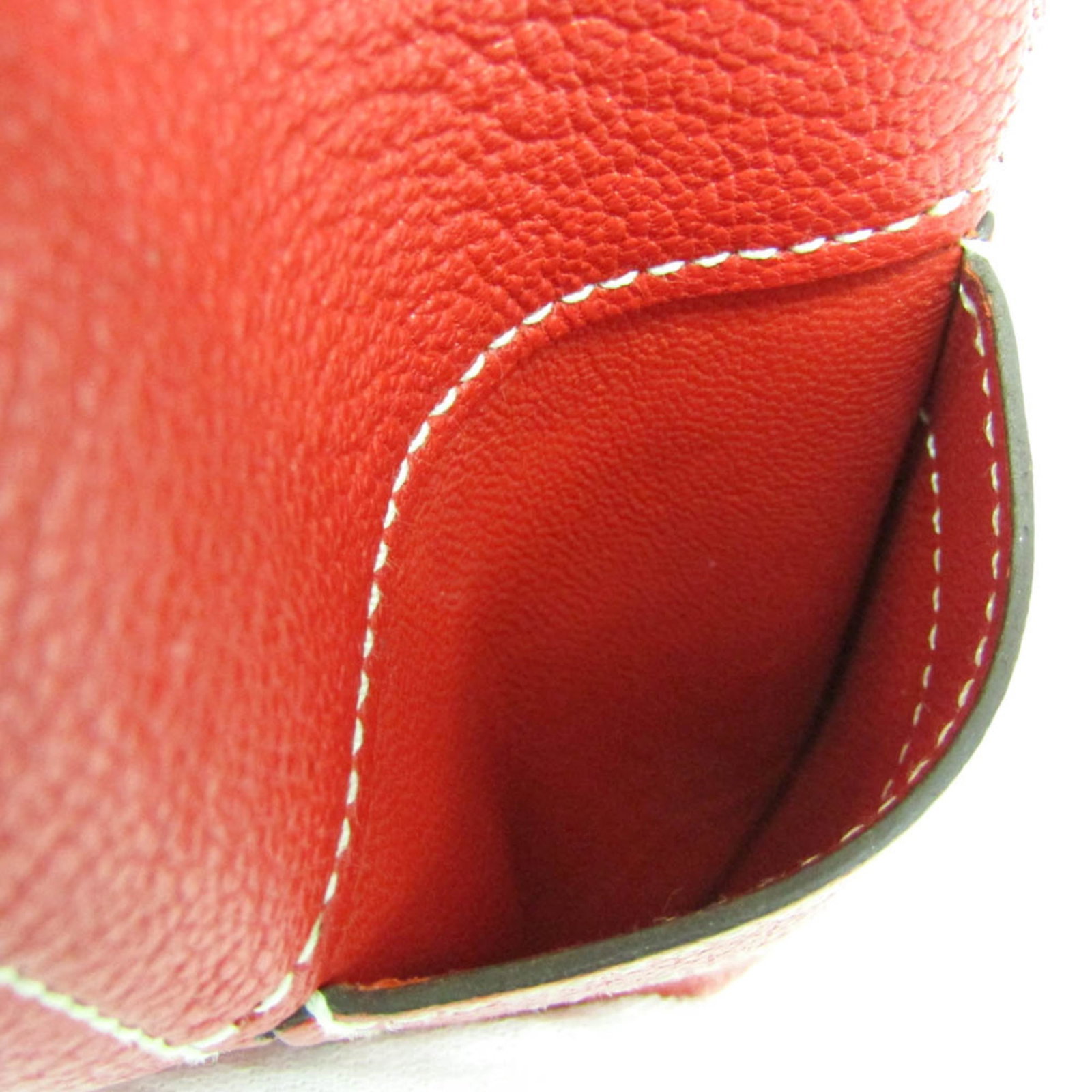 Leather pouch chevre Hermes - 9
