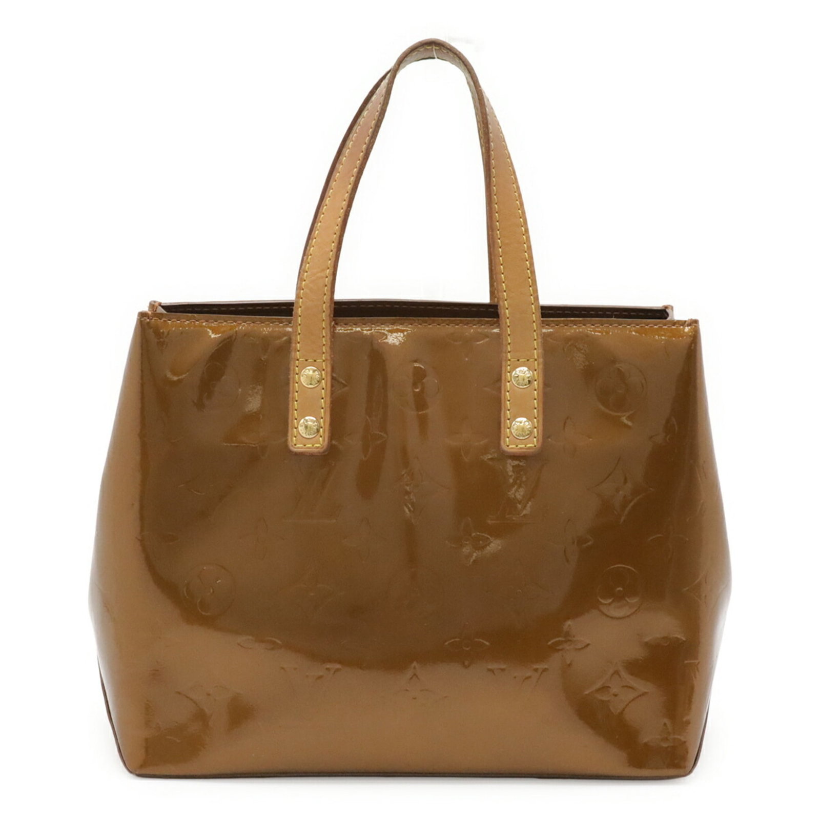 Louis Vuitton Handbag Tote Bag Leather: Louis Vuitton Handbag Tote Bag Leather Calf leather and enamel details add a touch of luxury to this Louis Vuitton tote bag, featuring a classic design and premium leather construction. Measuring