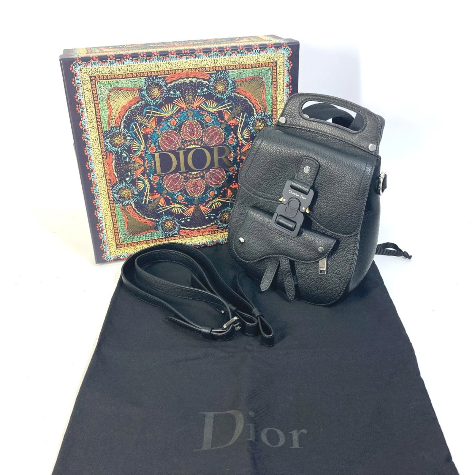 Christian Dior Leather Backpack - 17