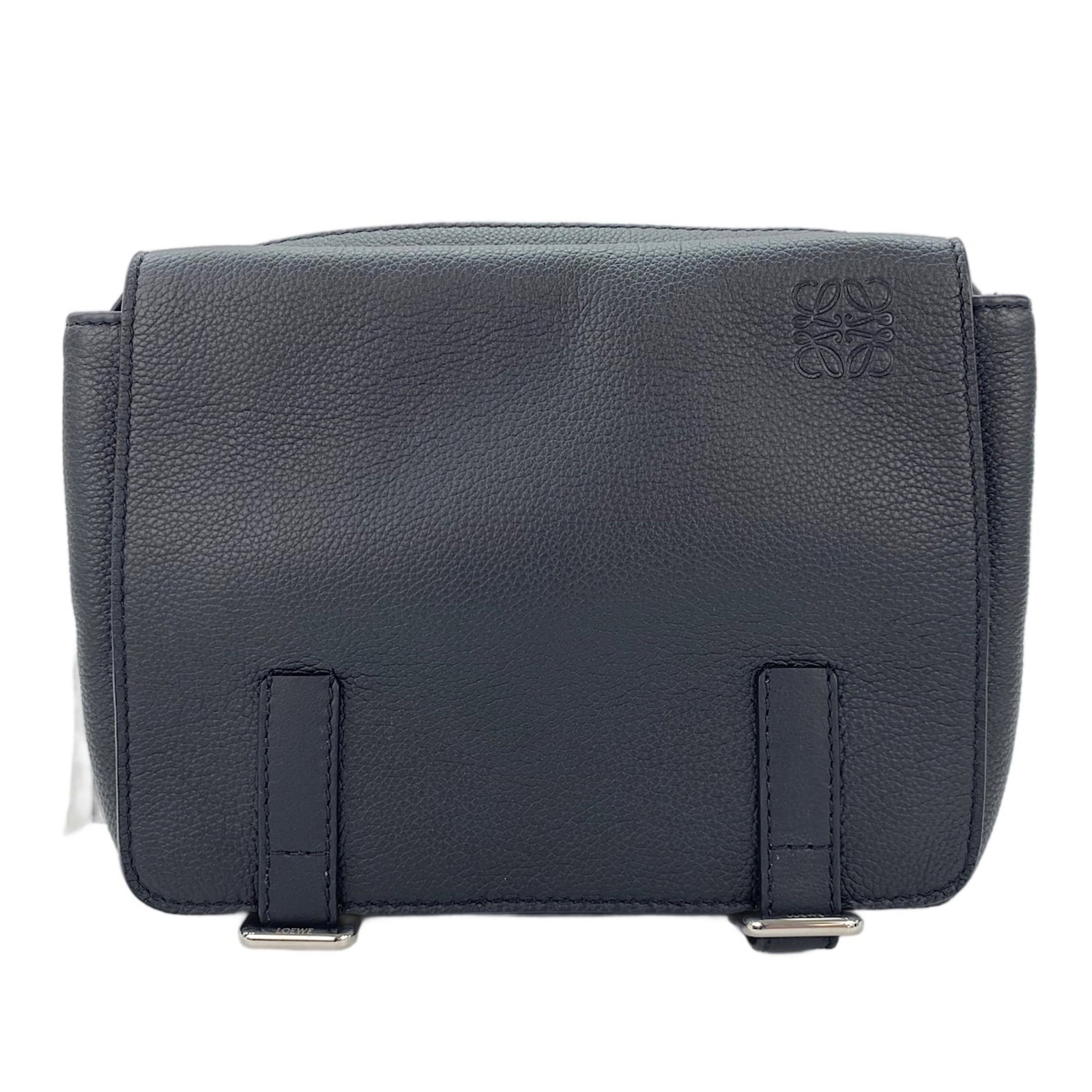 Shoulder Bag: Shoulder Bag Black shoulder bag from Loewe, measuring 18cm x 24cm x 10cm. Features a sleek design with a compact size, ideal for everyday carry. Made from high-quality materials, this bag showcases th