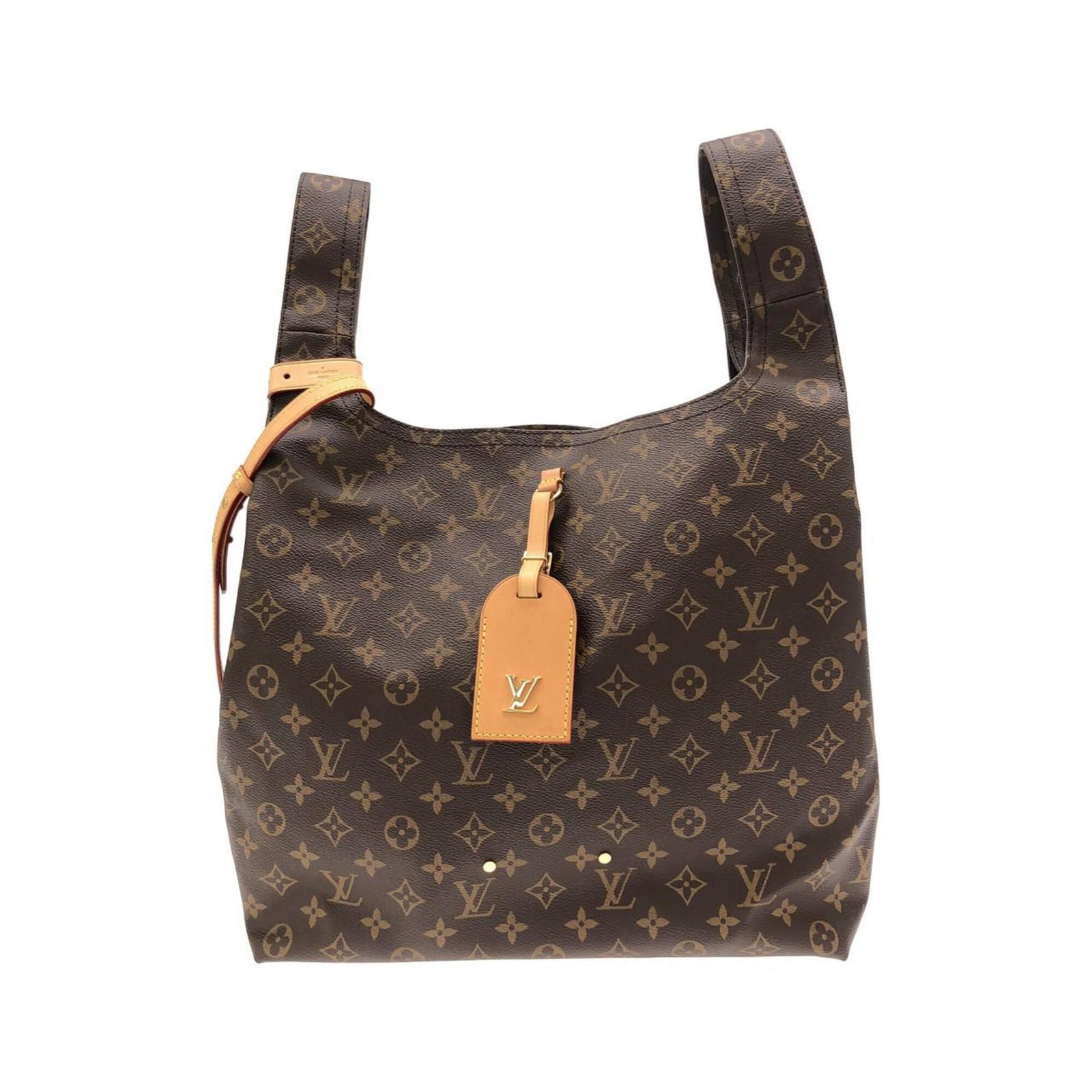 Canvas coated handbag pouch Louis Vuitton: Canvas coated handbag pouch Louis Vuitton Canvas coated handbag pouch from Louis Vuitton, featuring a maroon color and gold hardware, with a size of 32cm x 36cm x 13.5cm. This coated canvas material