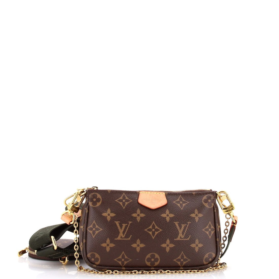 Louis Vuitton Monogram Canvas Pochette Multi Accessoires: Louis Vuitton Monogram Canvas Pochette Multi Accessoires The Louis Vuitton Monogram Canvas Pochette Multi Accessoires is a stylish cross body bag with a classic design. Measuring 10" in handle drop
