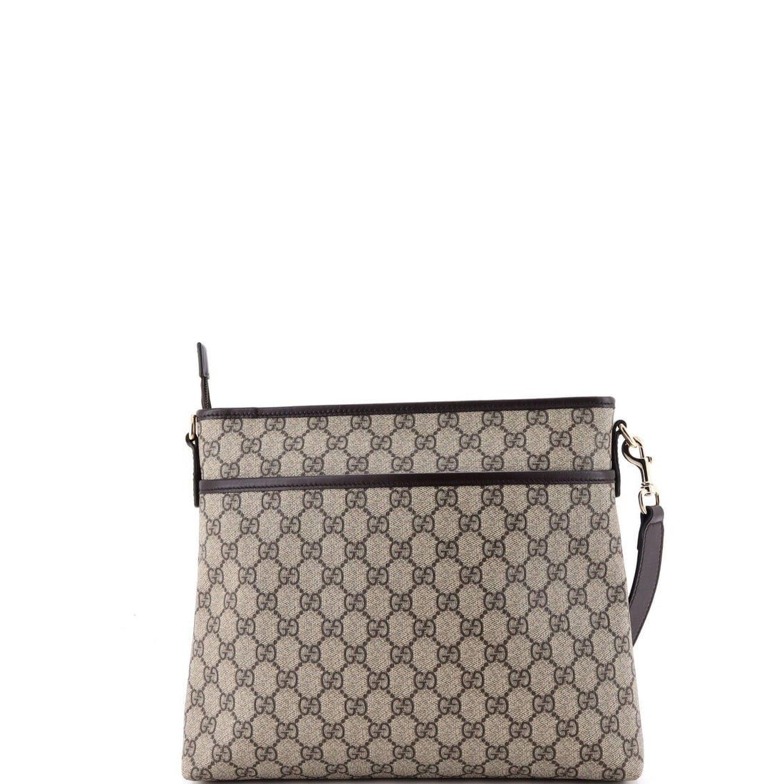 Gucci Medium Canvas Coated Zip Top Messenger Bag - 3