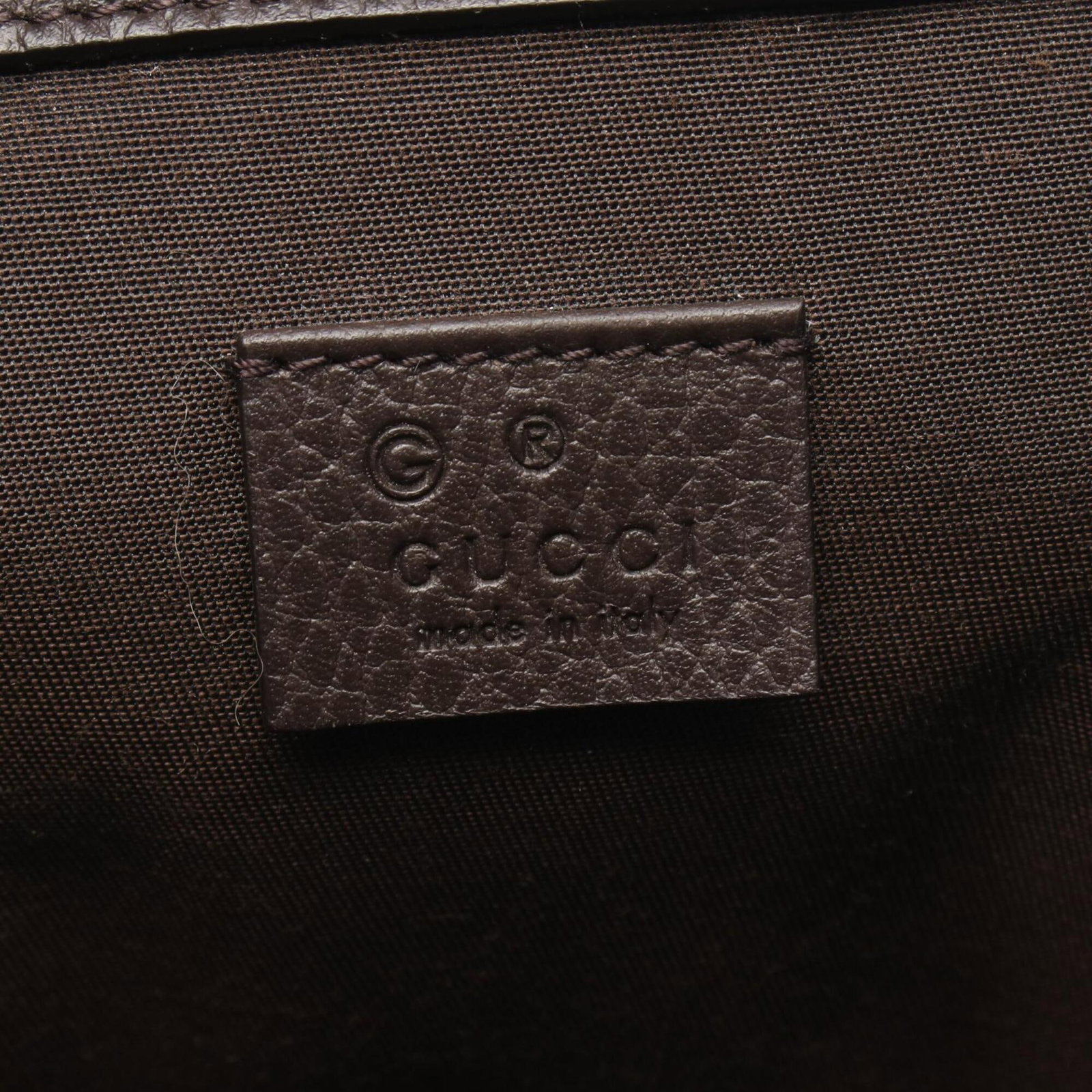 Canvas Leather Gucci Backpack - 4