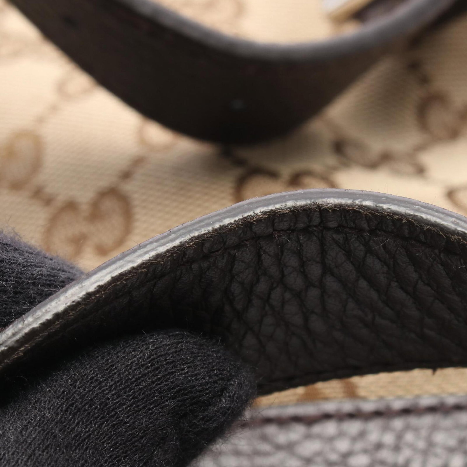 Canvas Leather Gucci Backpack - 6