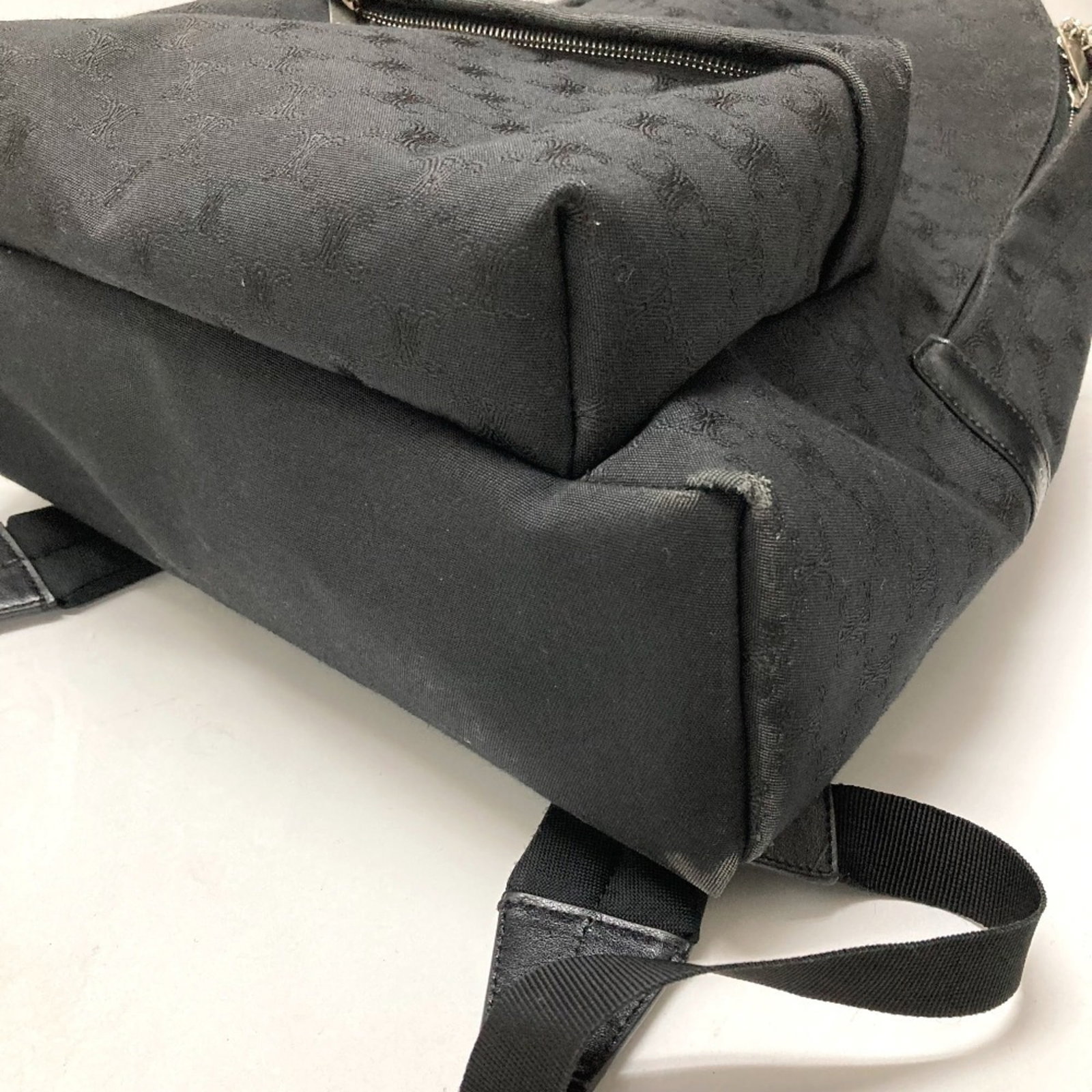 Canvas Leather Backpack Celine - 7