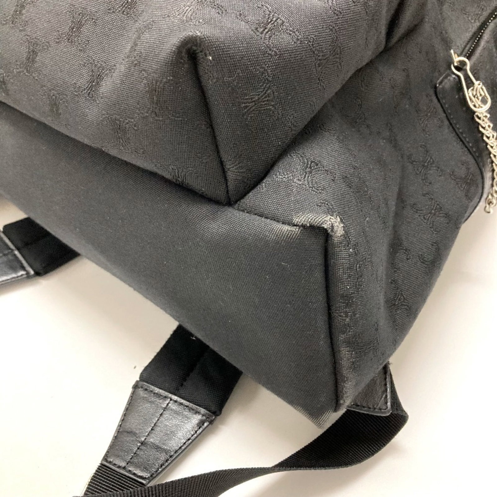 Canvas Leather Backpack Celine - 8