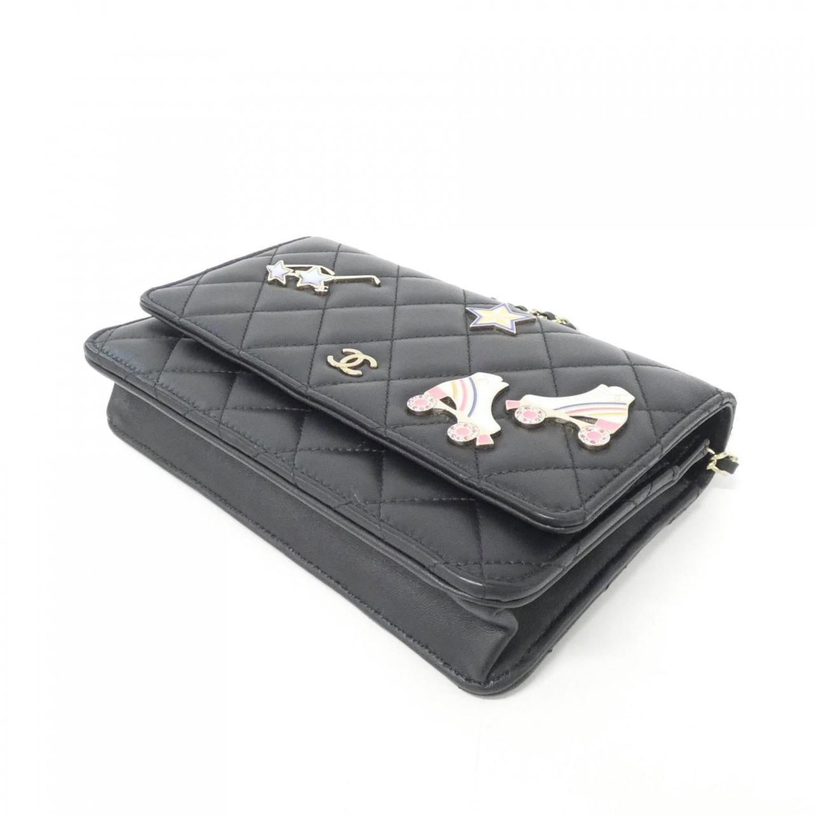 Chain shoulder leather wallet - 3