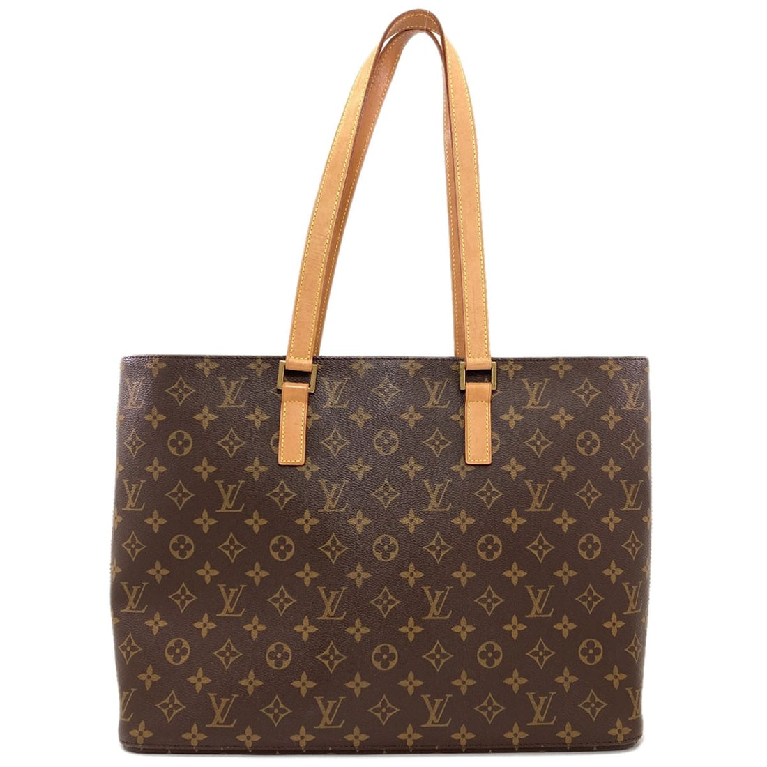 Tote Bag Monogram Canvas M51155 Luco Louis Vuitton: Tote Bag Monogram Canvas M51155 Luco Louis Vuitton Tote Bag Monogram Canvas M51155 Luco Louis Vuitton - A classic brown tote bag featuring iconic monogram canvas, a timeless design element of the icon
