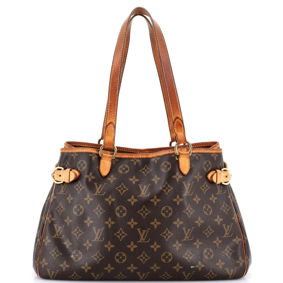 Louis Vuitton Batignolles Handbag Monogram Canvas Horizontal: Louis Vuitton Batignolles Handbag Monogram Canvas Horizontal Brown Louis Vuitton Batignolles Handbag Monogram Canvas Horizontal features a classic horizontal design with a canvas exterior and