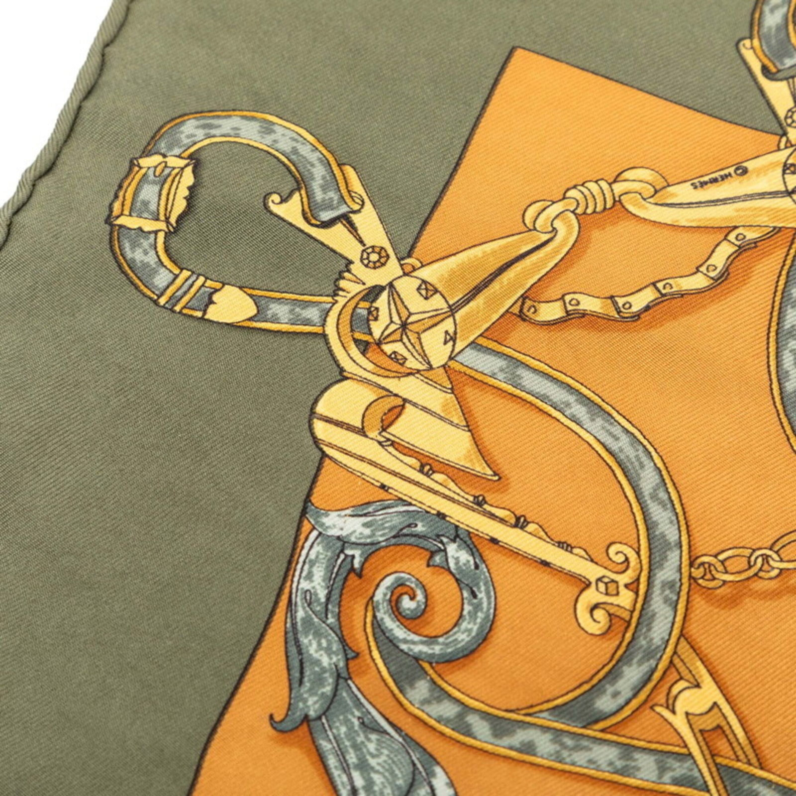Silk Hermes Scarf - 7