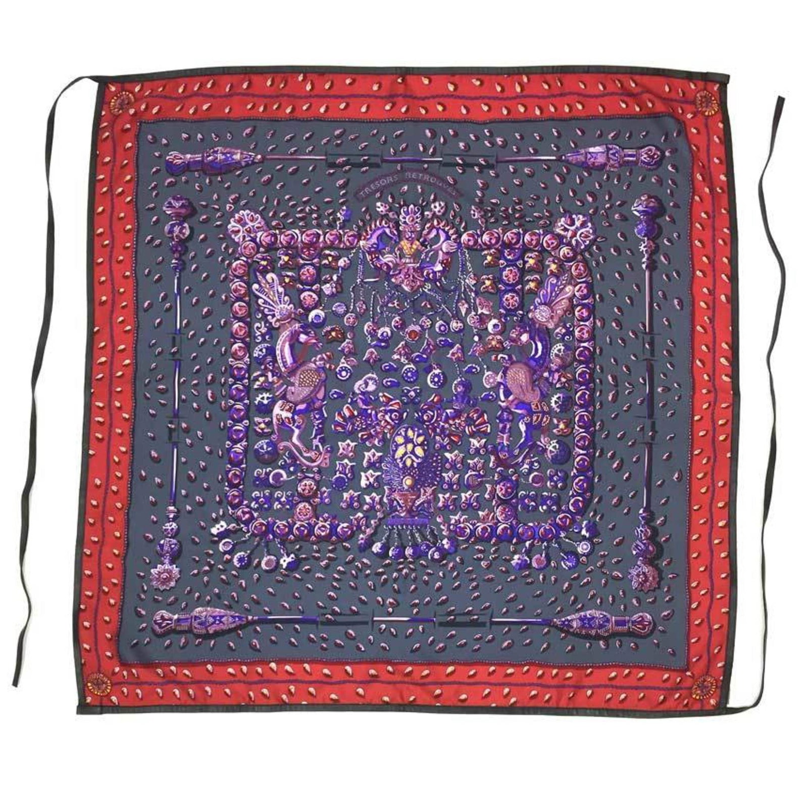 Silk Leather Scarf Hermes: Silk Leather Scarf Hermes Silk and leather come together in this 90cm x 90cm scarf from renowned brand Hermes, a masterful blend of materials and craftsmanship. The scarf is presented in a sturdy