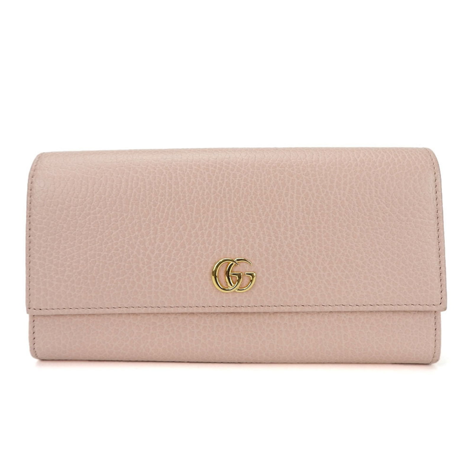 Gucci Long Wallet (Bi-Fold) Leather: Gucci Long Wallet (Bi-Fold) Leather Pink Gucci Long Wallet (Bi-Fold) Leather, featuring a classic bi-fold design, is a stylish accessory for everyday use. The item comes with a box and dust bag for