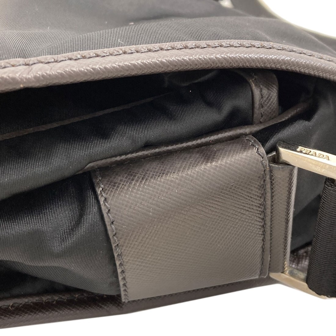 Shoulder Bag Nylon Prada Hardware Logo - 15