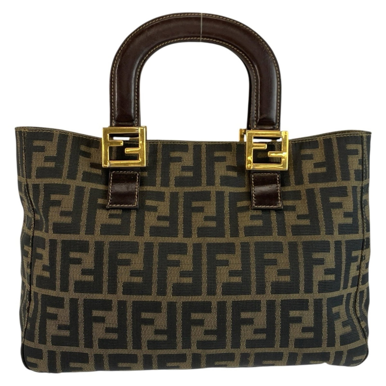 Canvas Handbag Fendi Tote: Canvas Handbag Fendi Tote Canvas Handbag Fendi Tote - A stylish and practical tote bag from Fendi, made from high-quality canvas material, featuring a classic brown color and a compact size of 20cm x