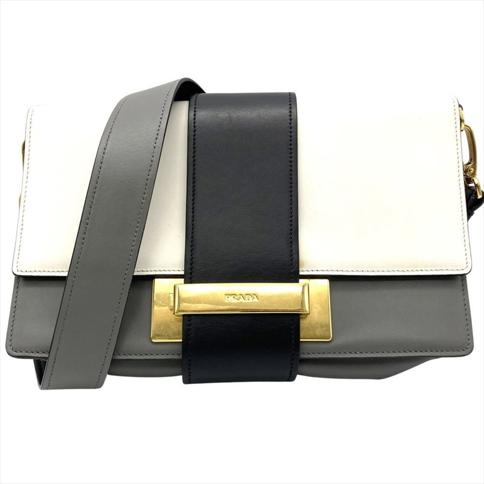 Shoulder Bag Leather Prada - 2