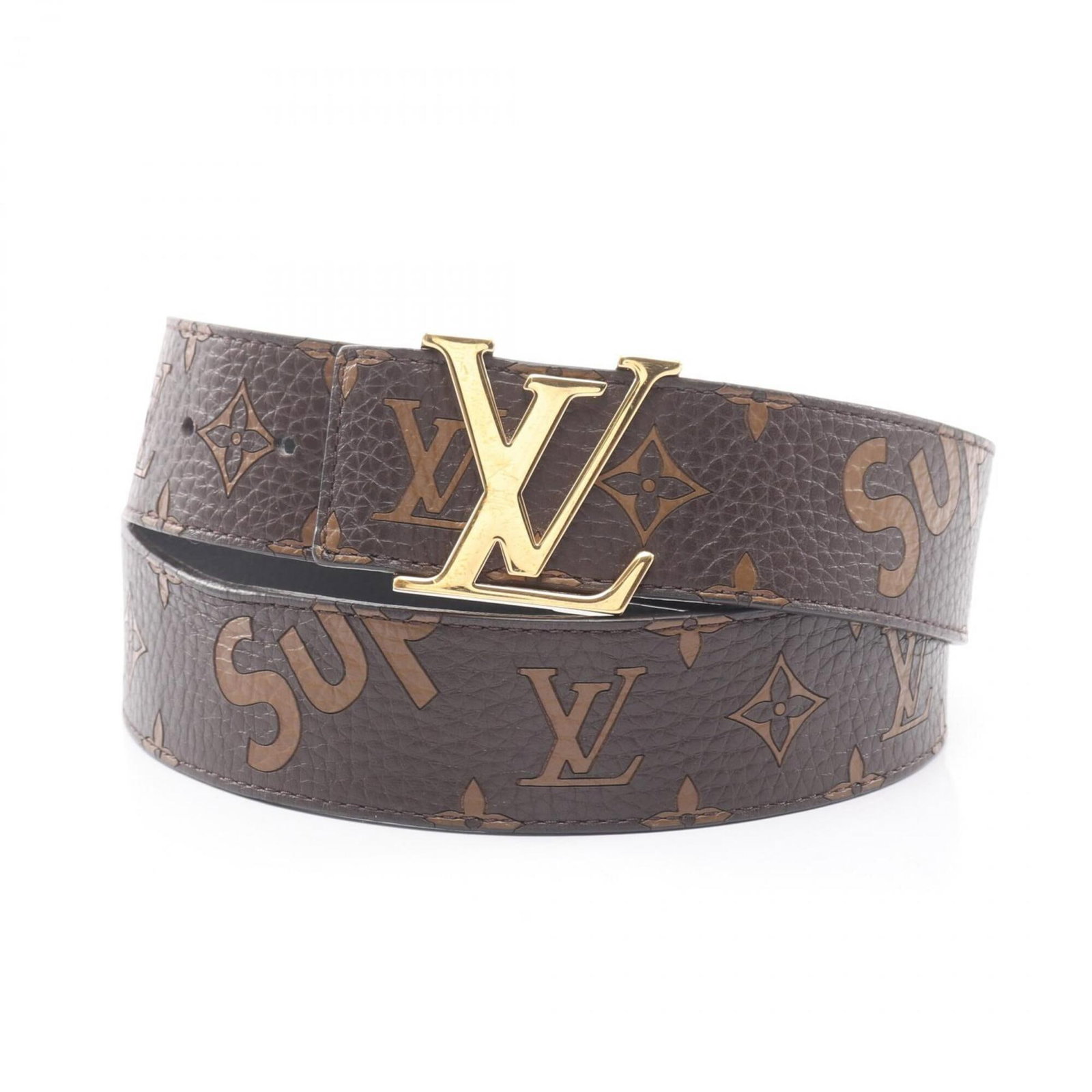 Standard belt by Louis Vuitton: Standard belt by Louis Vuitton Standard belt by Louis Vuitton, available in black, brown, or gold, features high-quality leather straps in a classic design. Measuring 87cm-97cm, this versatile accesso