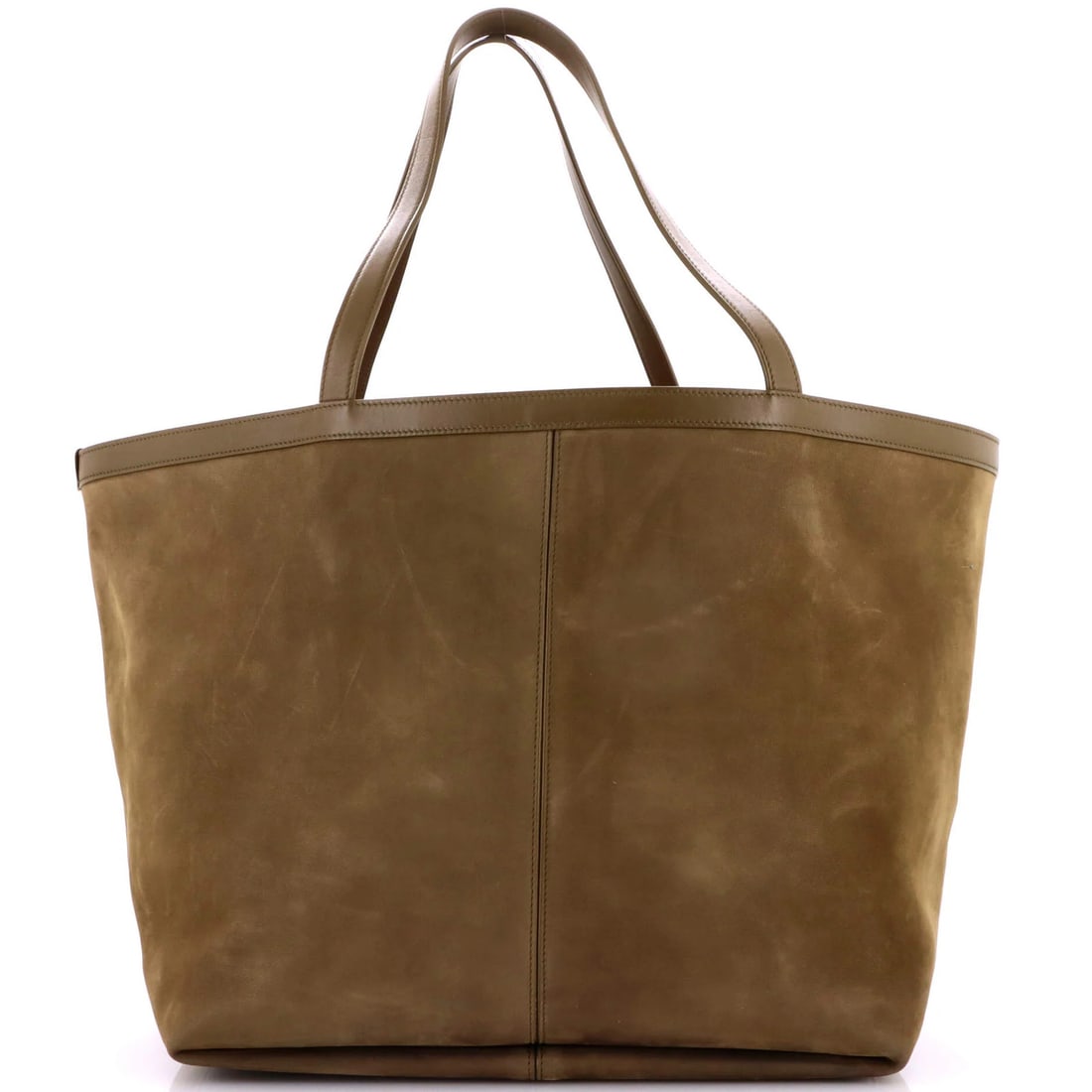 Bottega Veneta Flip Flap Tote Nubuck with Intrecciato Leather Medium (1 of 7)
