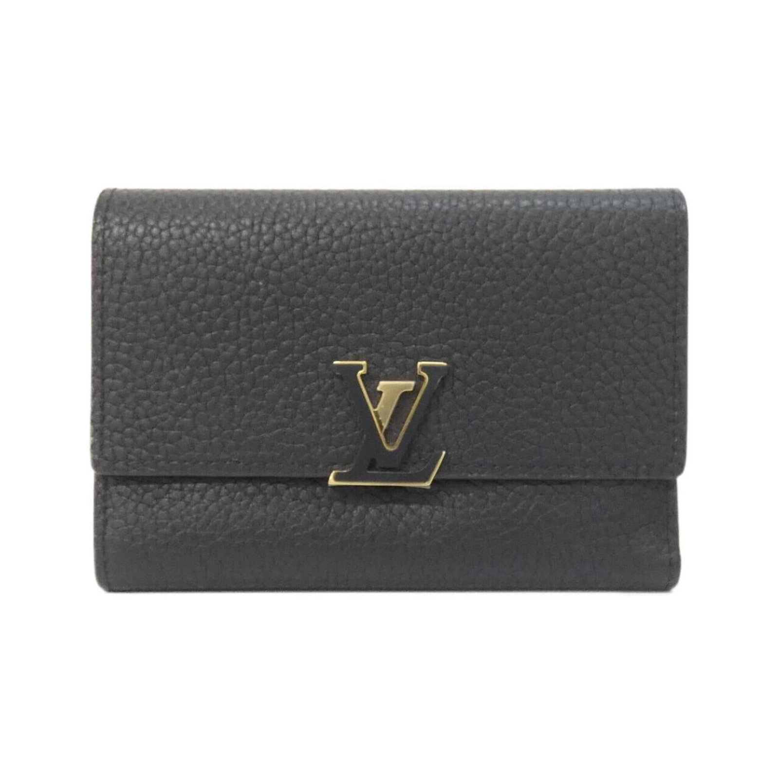 Louis Vuitton Wallet (Bi-Fold) Leather: Louis Vuitton Wallet (Bi-Fold) Leather Black and Hot Pink Taurillon Leather Bi-Fold Wallet. Made from high-quality Taurillon leather, this bi-fold wallet features a sleek design with a black and hot