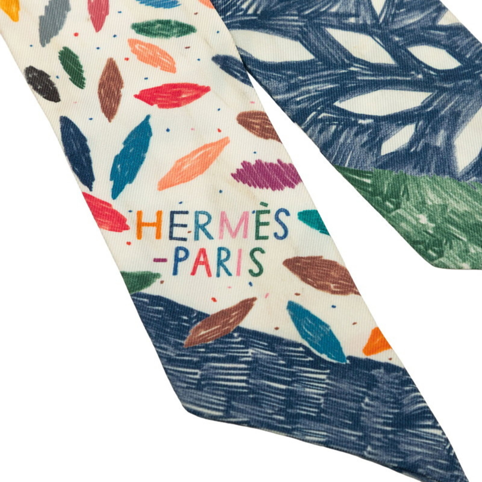 Silk Hermes Scarf - 5