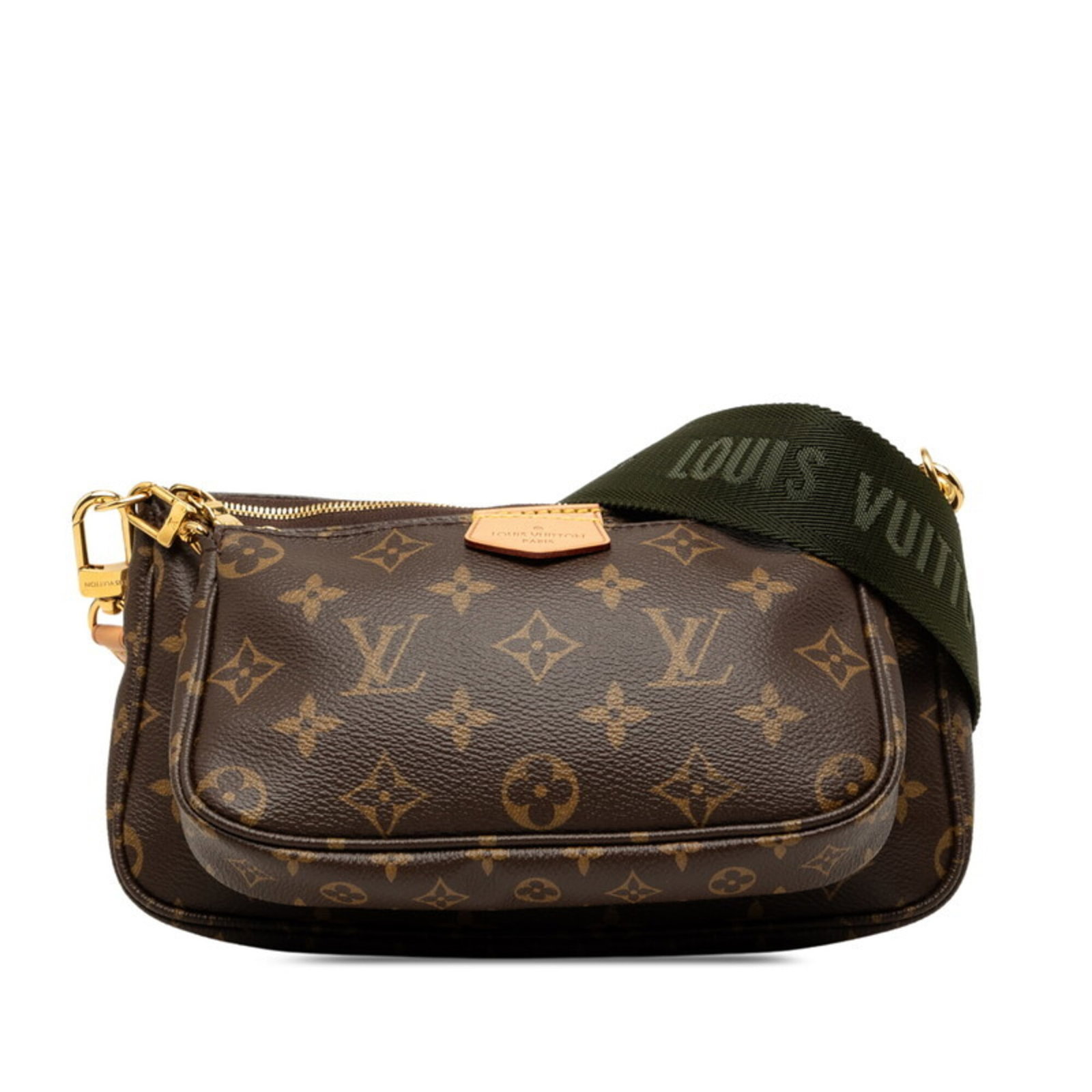 Louis Vuitton Handbag Pochette Pouch Shoulder Bag Pvc Leather: Louis Vuitton Handbag Pochette Pouch Shoulder Bag Pvc Leather Brown Louis Vuitton Pochette Pouch Shoulder Bag with PVC Leather and Monogram Design. Made from a combination of PVC and leather, this sty