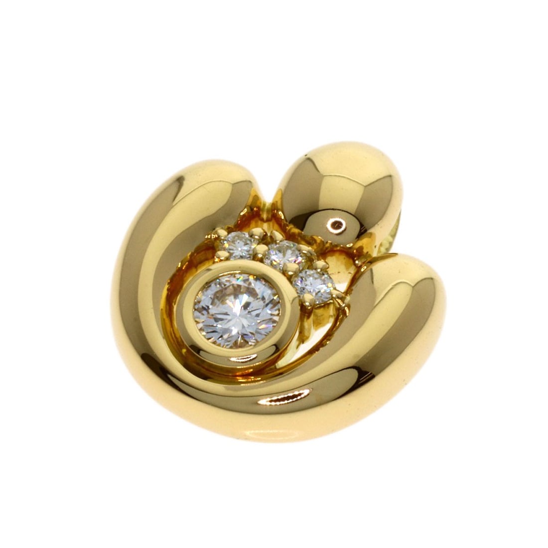 Diamond Pendant Top K18 Yellow Gold Pola: Diamond Pendant Top K18 Yellow Gold Pola K18 Yellow Gold Diamond Pendant Top Shines with 0.21ct D Diamond. This stunning pendant features a high-quality diamond set in top K18 Yellow Gold, showcasing 