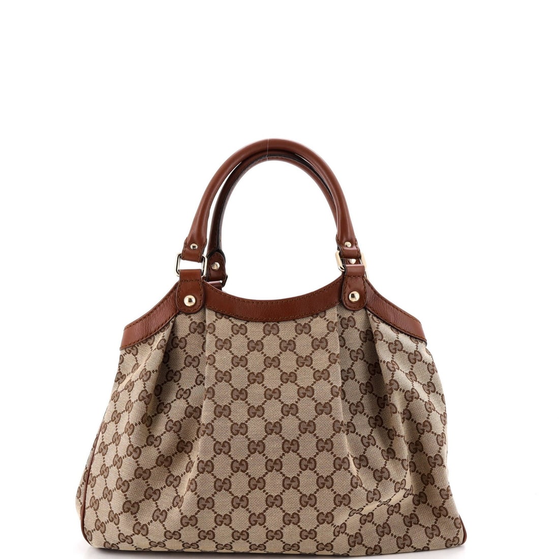 Canvas GG Tote Leather Medium Gucci Sukey - 3