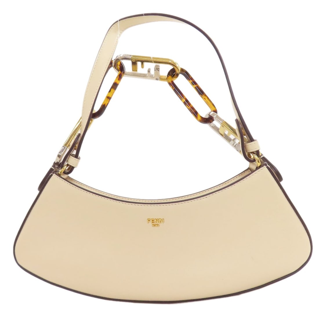 Handbag Leather Fendi Orlock Bag: Handbag Leather Fendi Orlock Bag Beige leather Fendi Orlock bag with classic design. Made from high-quality leather, this timeless handbag features a signature style that exudes elegance and