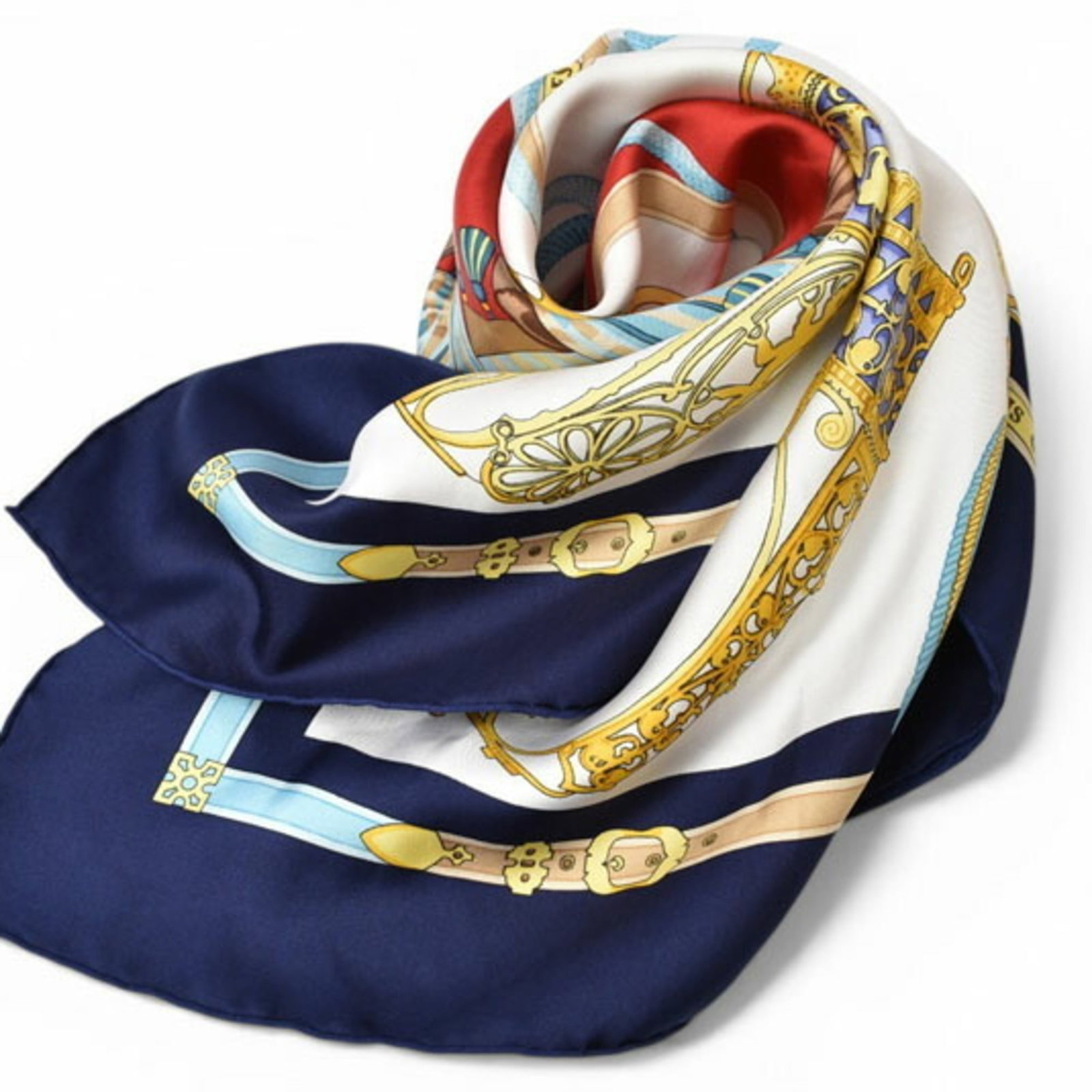 Silk Hermes Scarf - 3