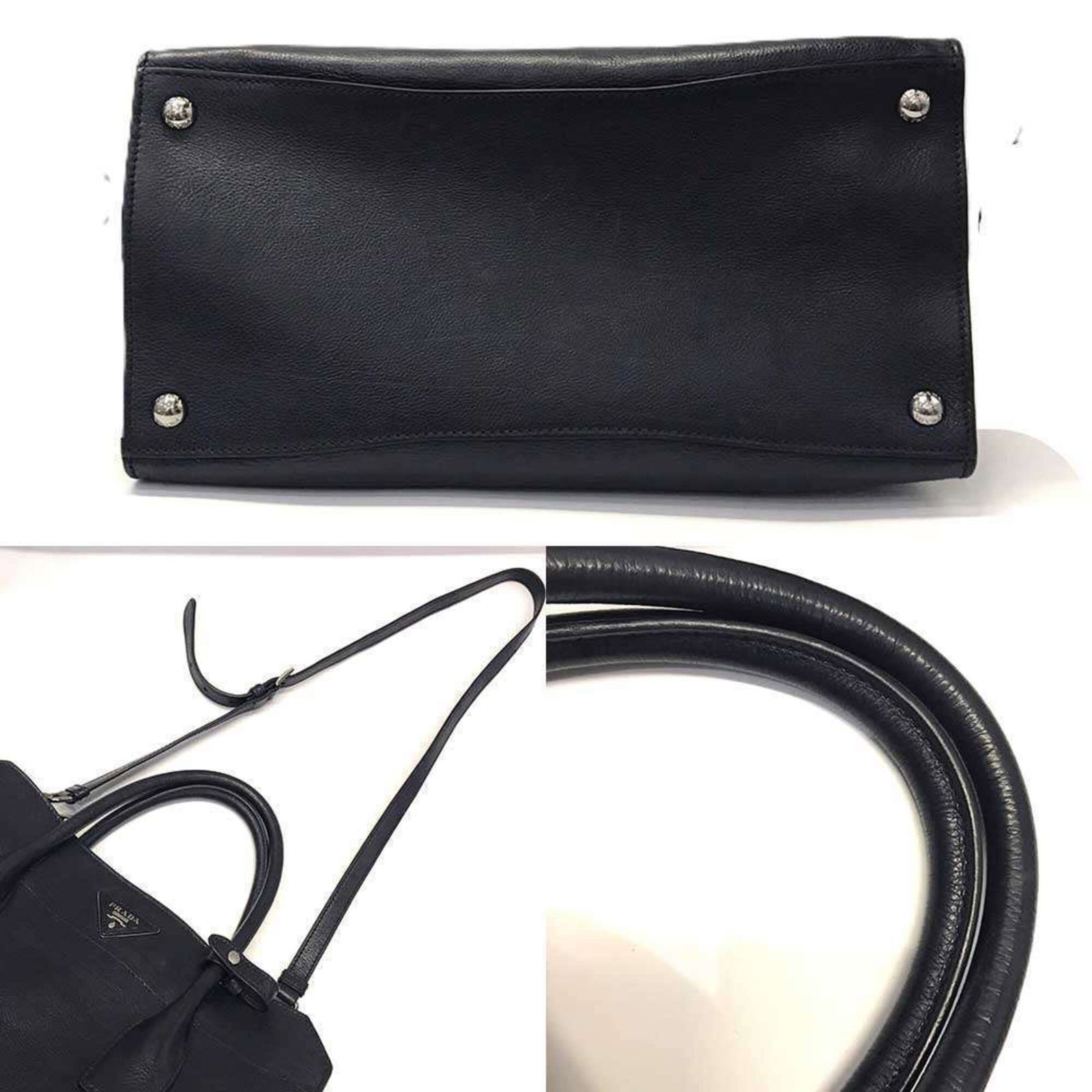 Handbag Leather Prada - 4