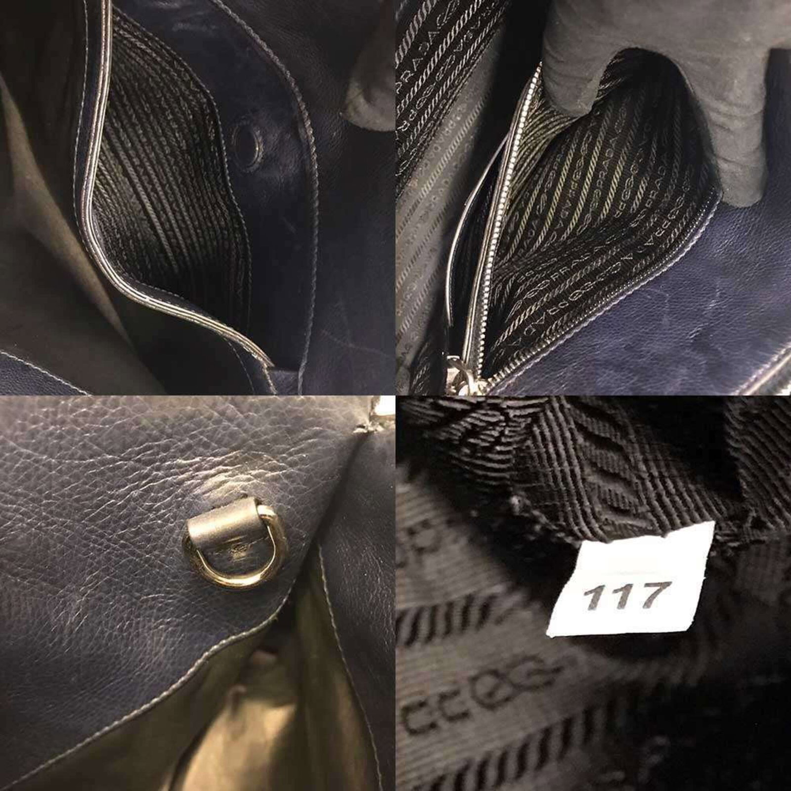 Handbag Leather Prada - 8