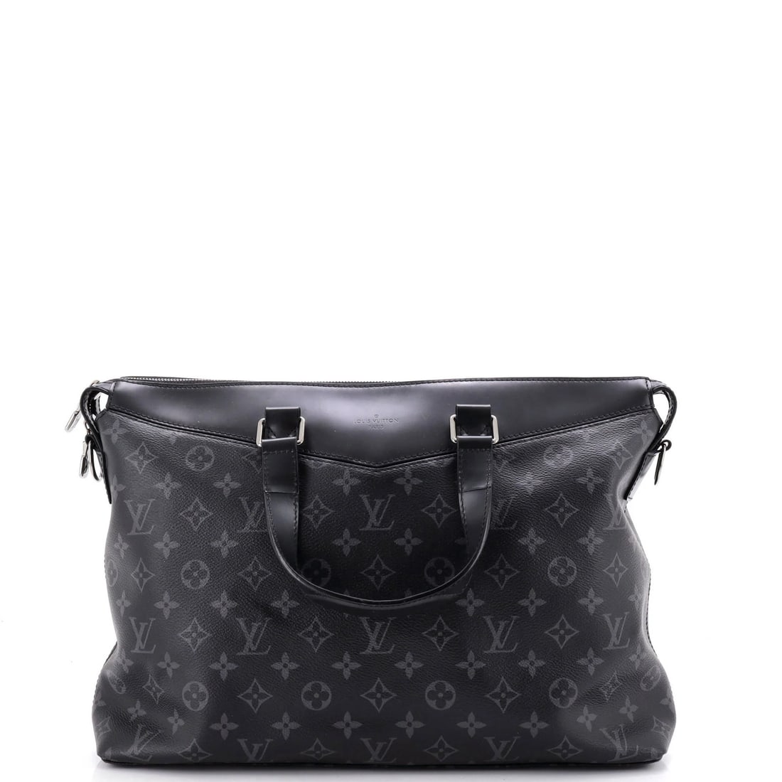 Vuitton Eclipse Canvas Explorer Monogram Briefcase Louis: Vuitton Eclipse Canvas Explorer Monogram Briefcase Louis Canvas Coated Louis Vuitton Eclipse Explorer Monogram Briefcase in Black. This iconic briefcase boasts a timeless design with a black canvas ex