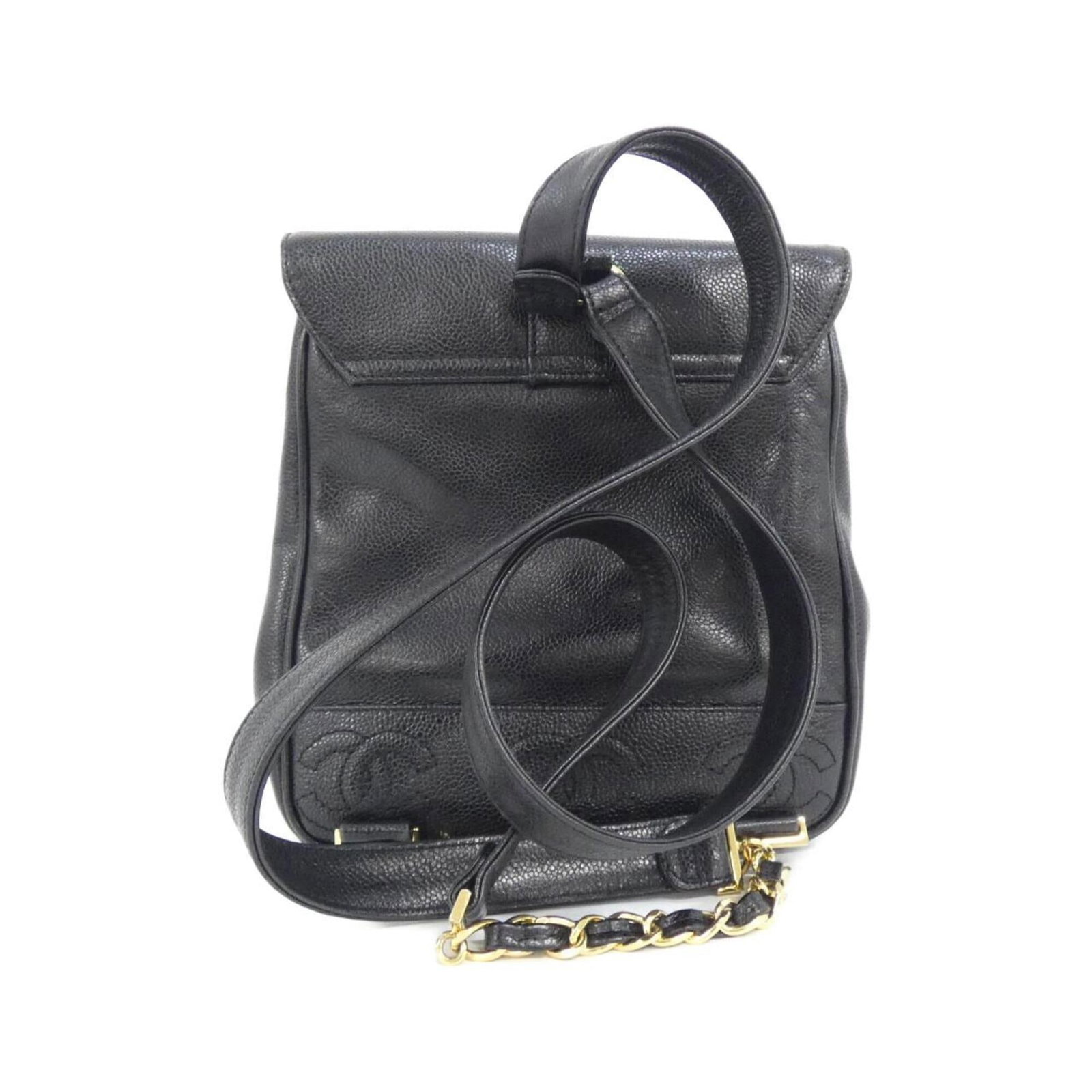 Calfskin Grained Chanel Backpack - 2